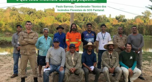 Formação da Rede de Agentes Voluntários contra incêndios no Pantanal