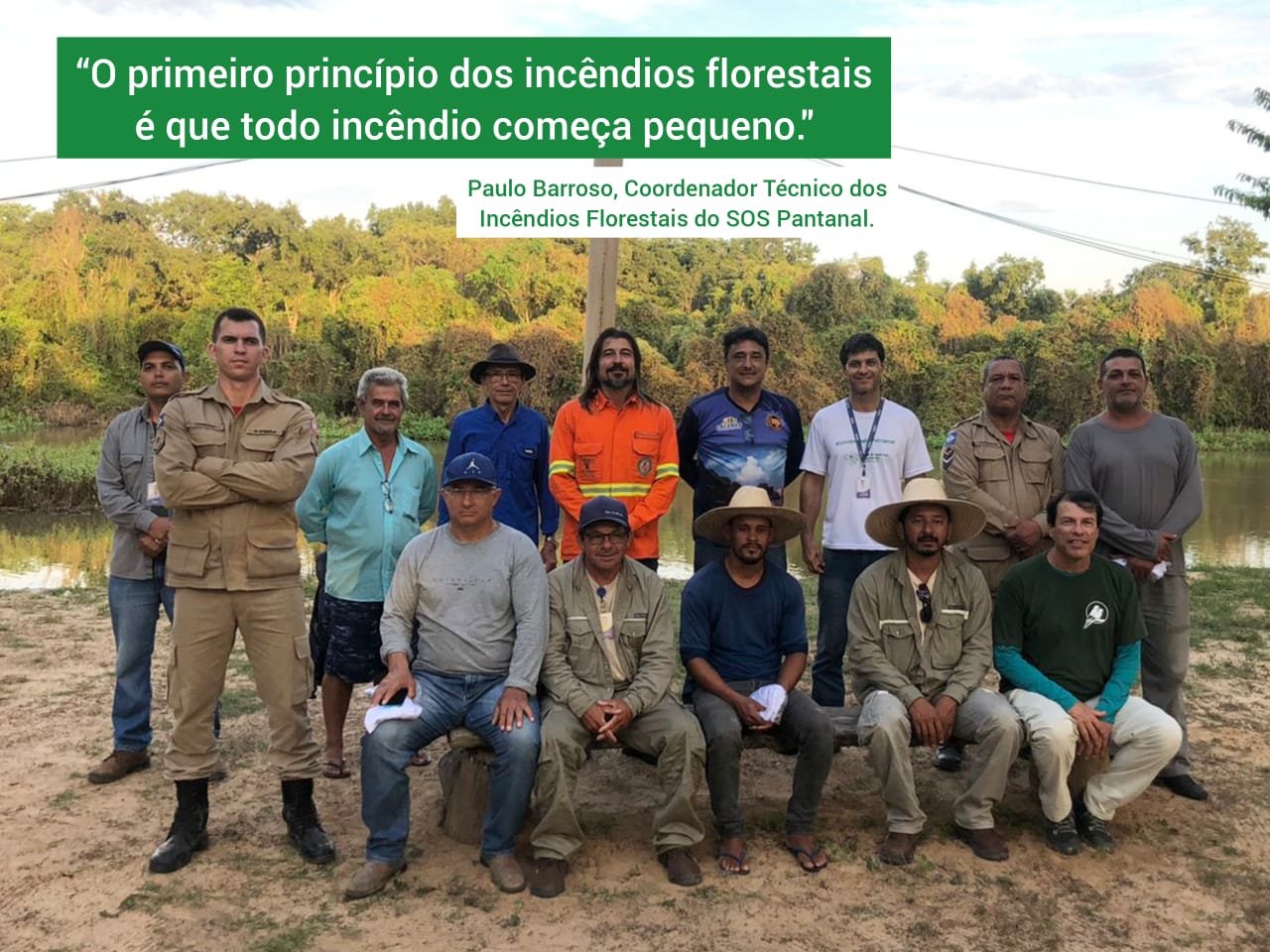 Formação da Rede de Agentes Voluntários contra incêndios no Pantanal