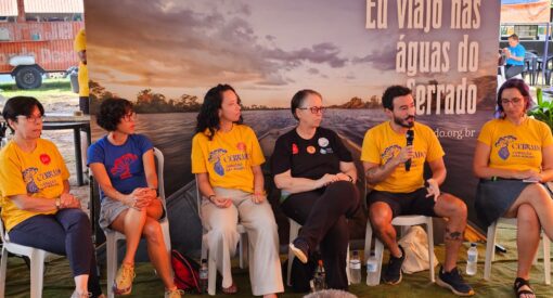 Roda de conversa no Eixão do Lazer, em Brasília (DF), reúne especialistas e público no Dia Mundial da Água para debater a importância do Cerrado para a segurança hídrica.